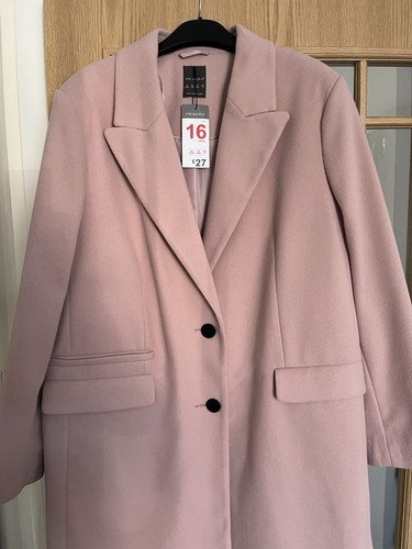Ladies pink coat - ladies, 3/4