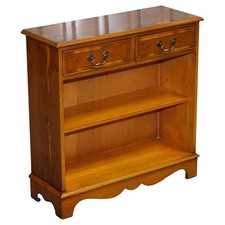 VINTAGE BURR YEW WOOD OPEN