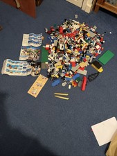 Vintage Lego Mixed Brick Lot About 3kg Train Shell Space