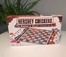 Hershey Checkers - Kisses Vs Reese's Checker Set. Draughts. Very Rare In UK! VGC