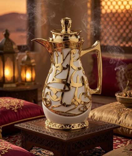 Luxury arabic coffee - luxury, dallah