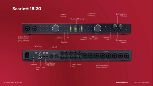 Focusrite scarlett 18i20 4th - 18i20,