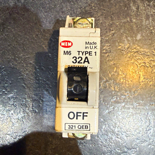 Mem type 32a pole - mem, 1-pole