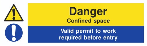 Construction safety sign - sign,