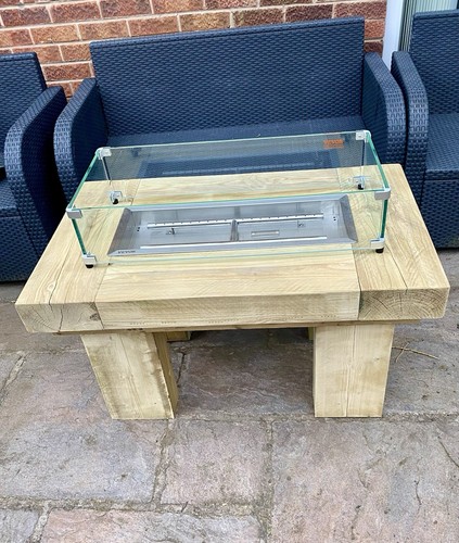 Garden gas fire pit table - gas,