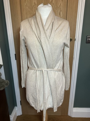 Zara knit cream wrap cardigan
