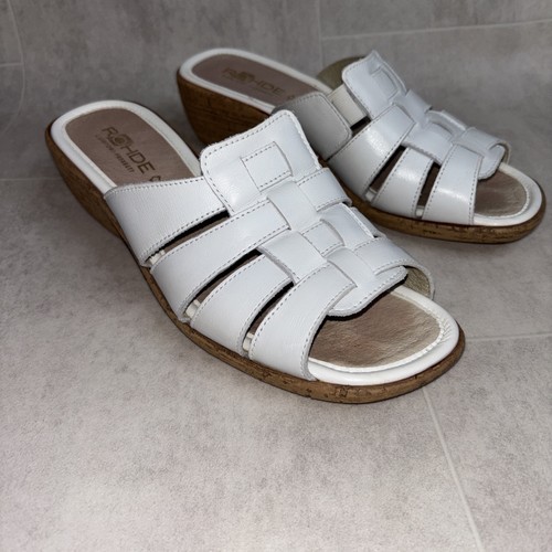 Rohde women white leather - white,