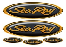 Five Sea Ray Gold Classic Oval