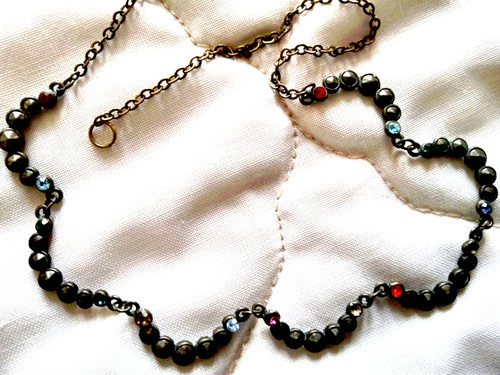 Vintage red blue - , pink