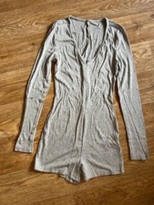 Short Playsuit Jumpsuit Grey