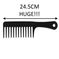 Massive Jumbo Wide Tooth Detangler Big Huge Comb Handle Afro Curly Hair Brush UK