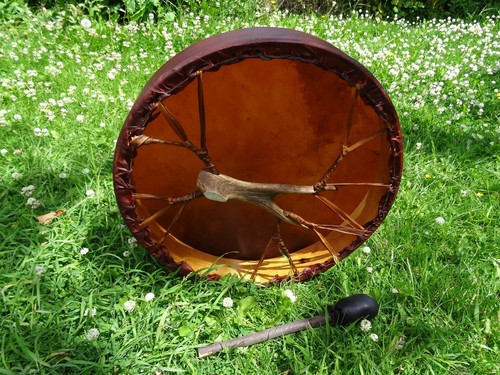 Buffalo hide round - 18",