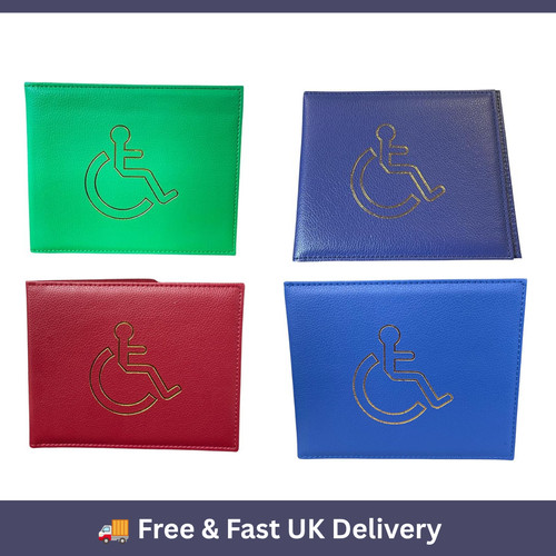 Disabled blue badge and - badge,
