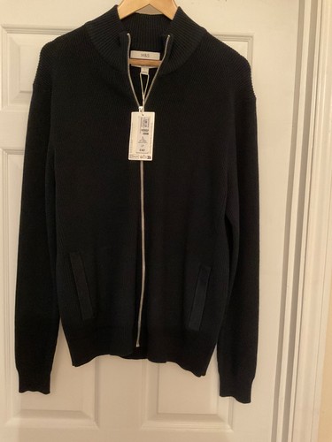 Mens zip knitted - mens, cardigan
