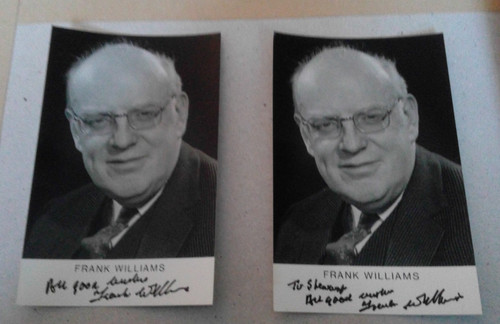 Frank williams signed actor - williams,