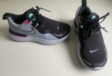 Nike Women’s React Miler Shield Obisidian Mist Running Trainers Grey UK Size 4