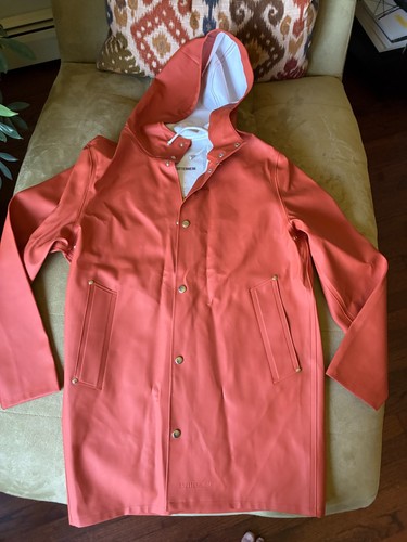 Stutterheim orange raincoat - orange,