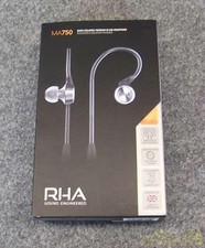 RHA MA750 High-end Earphones Canal Type Hi-Res Comply eartips From Japan Used