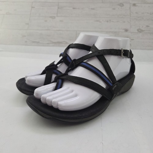Merrell black blue strappy - black,