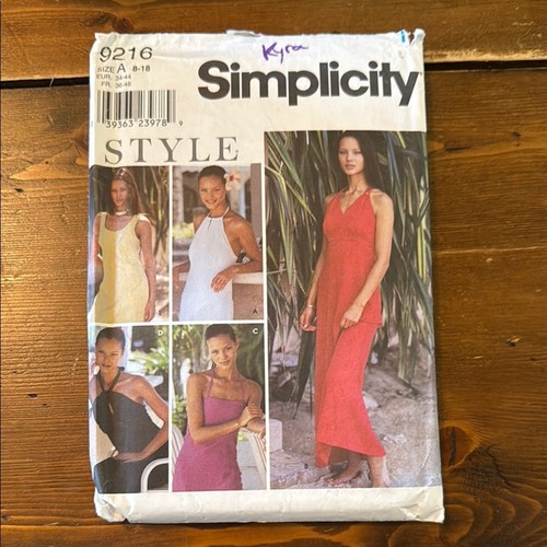 Simplicity sewing pattern 9216 - pattern,