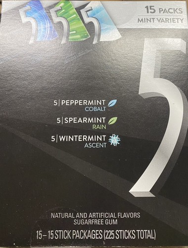 Gum assorted pack - assorted, 15
