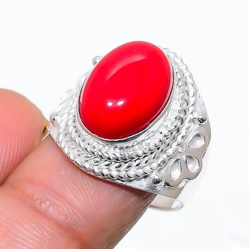 Red coral gemstone handmade - gemstone,