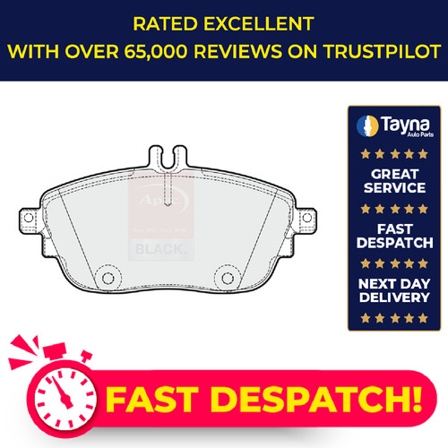 Brake pads set fits - brake, mercedes