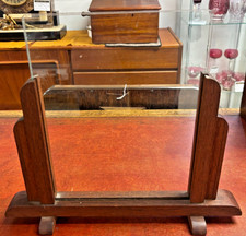 Art Deco Wooden  Photo Frame With two Glass Panels