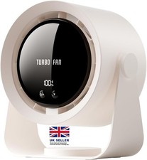 Wastou USB Rechargeable Desk Fan – 5-Speed, Quiet, Digital Display, Portable