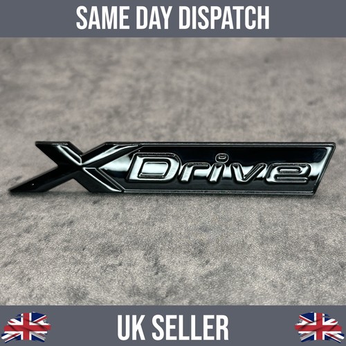 Gloss black drive boot badge - gloss, x