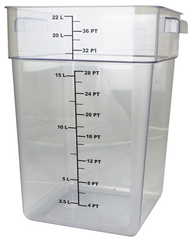 Clear storage container with - storage,