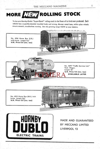 1960 hornby dublo rolling - dublo,