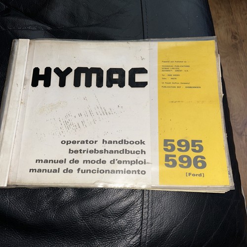 Hymac excavator 595 596 - hymac, /596