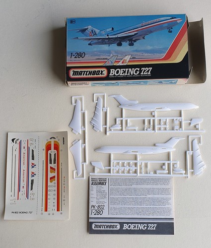 Matchbox 802 boeing 727 - pk-802,