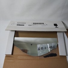 IKEA ROSSARED Oval Scalloped Wall Mirror 24 x 18cm Frameless Hanging 804.712.80