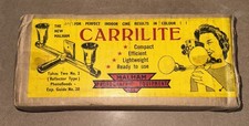 Vintage 1950s Carrilite Bakelite Cine Camera Lights Malham Photography Boxed