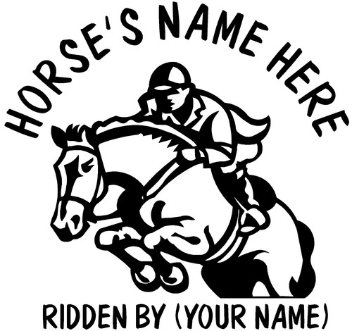 Inch horse decals - 10,