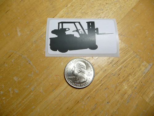 Forklift lift sticker decal - forklift,