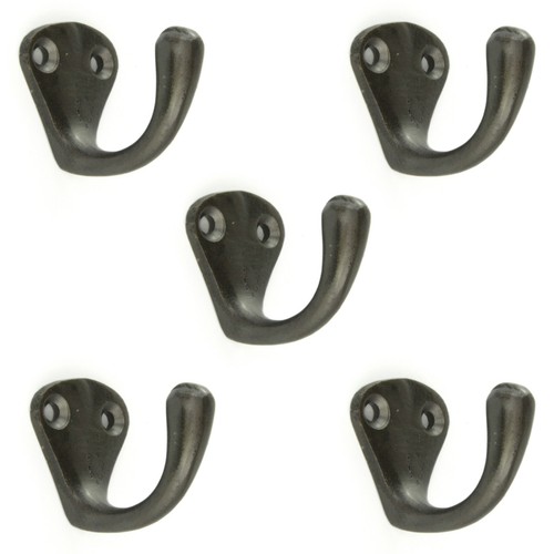 Vintage cast iron wall hooks - cast,