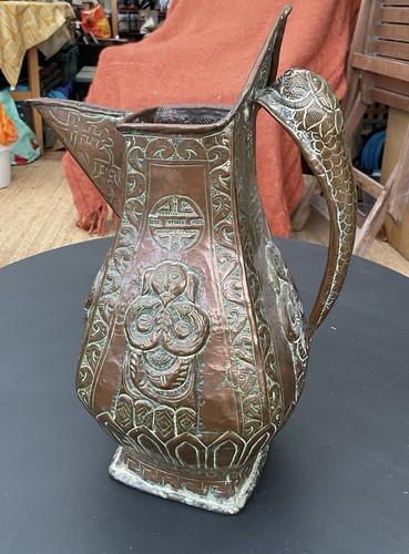 Antique embossed copper - embossed,