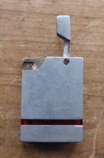 Vintage 1930s AIRLITE ART DECO BLOCK ALUMINIUM PETROL LIGHTER Secret Screwdriver