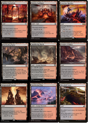 Rakdos lands commander - 9,