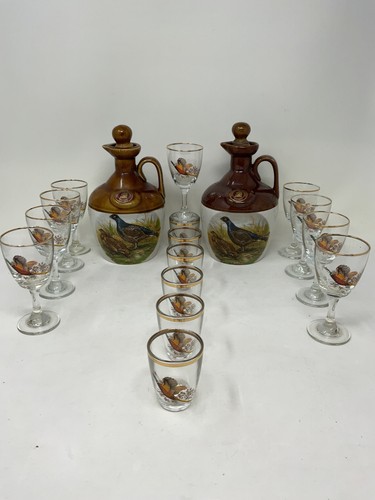 Rutherfords decanter set brown - rutherfords,
