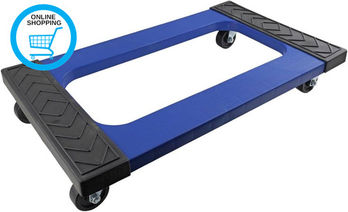 Plastic dolly trolley 300kg - plastic,