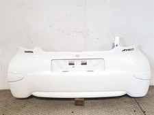 2009-2014 MK1 FL TOYOTA AYGO REAR BUMPER WHITE 3 DOOR HATCHBACK