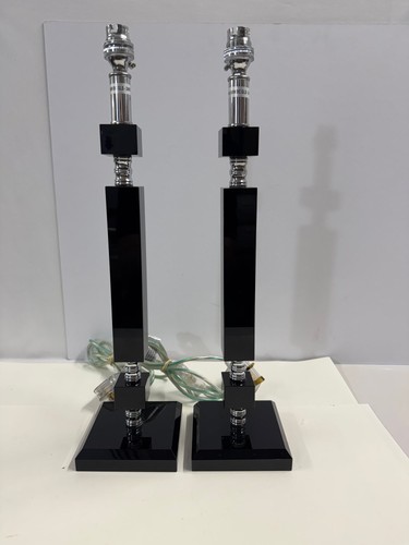 Modern black table lamp - black,