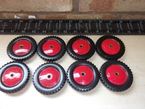 Meccano plastic road wheels - meccano,