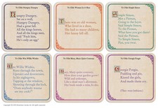 Brainbox Candy Rotten Rhymes Drinks Coasters Beer Mats funny rude gift present