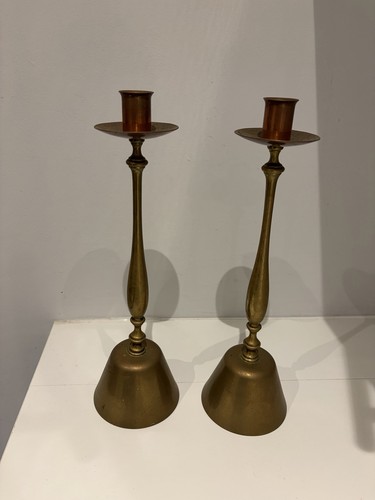 Vintage pair brass - brass, and