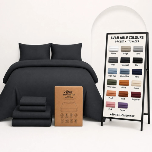 Pcs bedding set - 4,